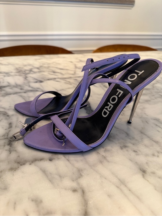 Tom Ford Shoes - Tom Ford Lavender Strappy Stiletto Sandals